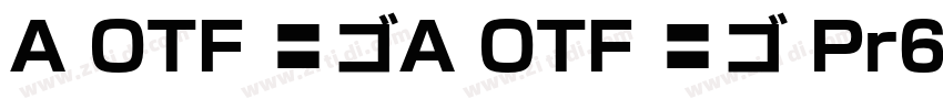 A OTF 新ゴA OTF 新ゴ Pr6字体转换